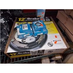 NEW BRAKE ASSEMBLY & BEARINGS - 12"