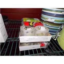 ROLLS OF NEW PACKING TAPE - 12 TTL