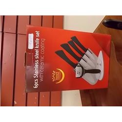 NEW STAINLESS STEEL KNIFE SET - 6 PC - GERMANY