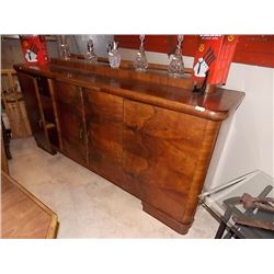 ART DECO BURL WALNUT SIDEBOARD circa. 1930