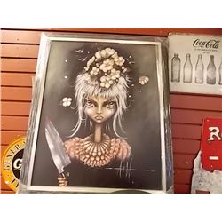 FRAMED PRINT - SINGLE AGAIN - ANGELINA WRONA - GALLERY ESTIMATE $550