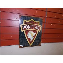 AUTOMOBILIA MEMORABILIA - METAL SIGN - PONTIAC