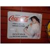 Image 1 : MEMORABILIA - METAL SIGN - COCA-COLA