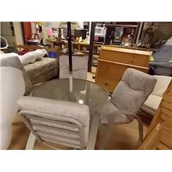 PATIO TABLE - 4 CHAIRS & CUSIONS