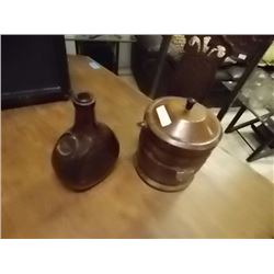OAK ICE BUCKET & BOTTLE