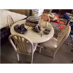 ROUND DINING TABLE & 4 CHAIRS