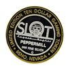 Image 1 : .999 Silver Peppermill Hotel Casino Reno, NV $10 Casino Limited Edition Gaming T