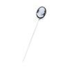 Image 1 : 14KT White Gold Cameo Stick Pin