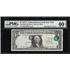 Image 1 : 1977A $1 Federal Reserve Note ERROR Misalignment PMG Extremely Fine 40EPQ