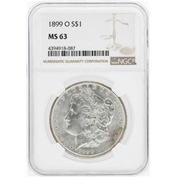 1899-O $1 Morgan Silver Dollar Coin NGC MS63