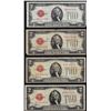 Image 1 : Lot of (4) 1928 $2 Legal Tender Notes