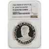 Image 1 : 1965 Malta 2 Scudi St. John the Baptist Silver Coin NGC PF68 Ultra Cameo