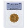 Image 1 : 1893 $10 Liberty Head Eagle Gold Coin PCGS MS62