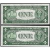 Image 2 : Lot of (2) Consecutive 1935D $1 Silver Certificate Notes Wide Uncirculated