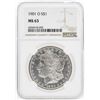 Image 1 : 1901-O $1 Morgan Silver Dollar Coin NGC MS63