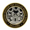 Image 1 : .999 Silver Bellagio Las Vegas, Nevada $10 Casino Limited Edition Gaming Token
