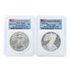 Image 1 : Lot of (2) 2011 $1 American Silver Eagle Coins PCGS MS70 & PR70DCAM