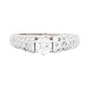 Image 1 : 14KT White Gold 0.86ctw Diamond Ring