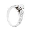 Image 3 : 14KT White Gold 0.86ctw Diamond Ring