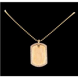 14KT Rose Gold 2.50ctw Pendant with Chain