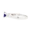 Image 3 : 14KT White Gold Lady's 0.77ct Sapphire and Diamond Ring