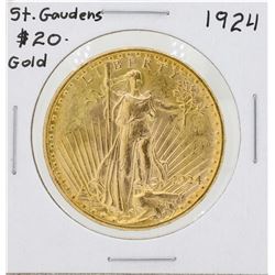 1924 $20 St. Gaudens Double Eagle Gold Coin