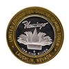 Image 2 : .999 Silver Flamingo Laughlin, Nevada $10 Casino Limited Edition Gaming Token