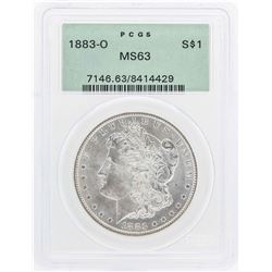 1883-O $1 Morgan Silver Dollar Coin PCGS MS63