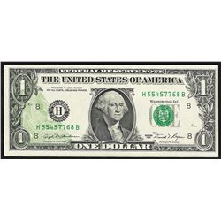 1981 $1 Federal Reserve Note Offset ERROR