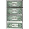 Image 2 : Lot of (4) 1935E $1 Silver Certificate Notes Uncirculated