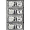 Image 1 : Lot of (4) 1935E Consecutive $1 Silver Certificate Notes Uncirculated
