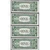 Image 2 : Lot of (4) 1935E Consecutive $1 Silver Certificate Notes Uncirculated