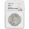 Image 1 : 1884-O $1 Morgan Silver Dollar Coin NGC MS63