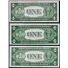 Image 2 : Lot of (3) 1935A $1 Silver Certificate Notes Uncirculated