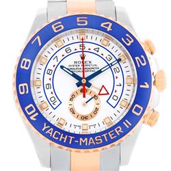Rolex Yachtmaster II Steel 18k Rose Gold Mens Watch