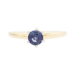14KT Yellow Gold Lady's 0.60ct Sapphire Ring
