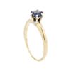 Image 3 : 14KT Yellow Gold Lady's 0.60ct Sapphire Ring