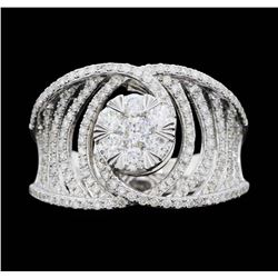 14KT White Gold 1.00ctw. Diamond Effy Designer Ring