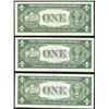 Image 2 : Lot of (3) Consecutive 1935D $1 Silver Certificate Notes Narrow Uncirculated