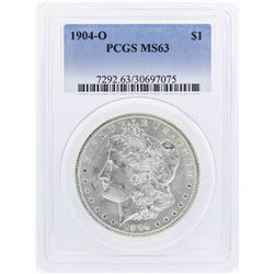 1904-O $1 Morgan Silver Dollar Coin PCGS MS63