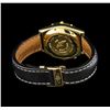Image 7 : 18KT Yellow Gold Breitling Chronomat Watch with Leather Bracelet