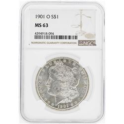 1901-O $1 Morgan Silver Dollar Coin NGC MS63