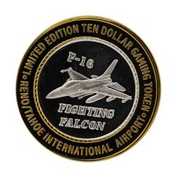 .999 Silver Reno Tahoe International Airport $10 Casino Limited Edition Gaming T