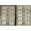 Image 1 : Lot of (10) 1935 & 1957 $1 Silver Certificate Notes