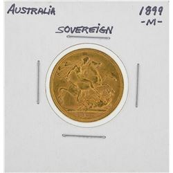 1899-M Australia Sovereign Gold Coin