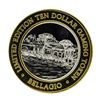 Image 1 : .999 Silver Bellagio Las Vegas, Nevada $10 Casino Limited Edition Gaming Token