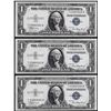 Image 1 : Lot of (3) Consecutive 1935A $1 Silver Certificate Notes Uncirculated