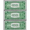 Image 2 : Lot of (3) Consecutive 1935A $1 Silver Certificate Notes Uncirculated