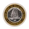 Image 1 : .999 Silver Flamingo Hilton Reno, Nevada $10 Casino Limited Edition Gaming Token