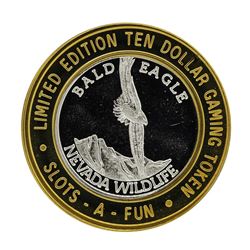 .999 Silver Slots A Fun Casino Las Vegas, NV $10 Limited Edition Casino Gaming T